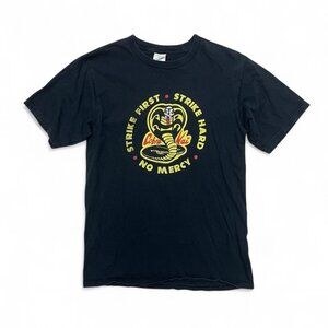 Cobra Kai Karate Kid Logo T-Shirt Black‎ Small
